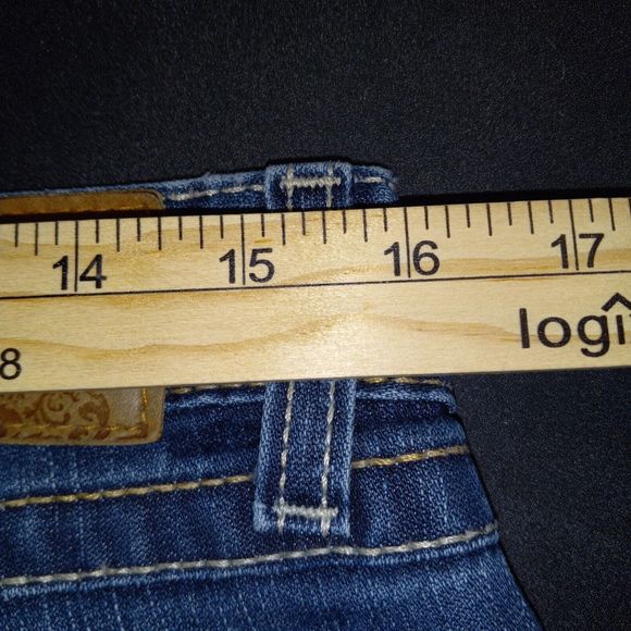 BKE Madison Jeans Tag Size 31x33.5 (Measures 32X33) Low Rise Medium Rise Boot - Picture 11 of 13